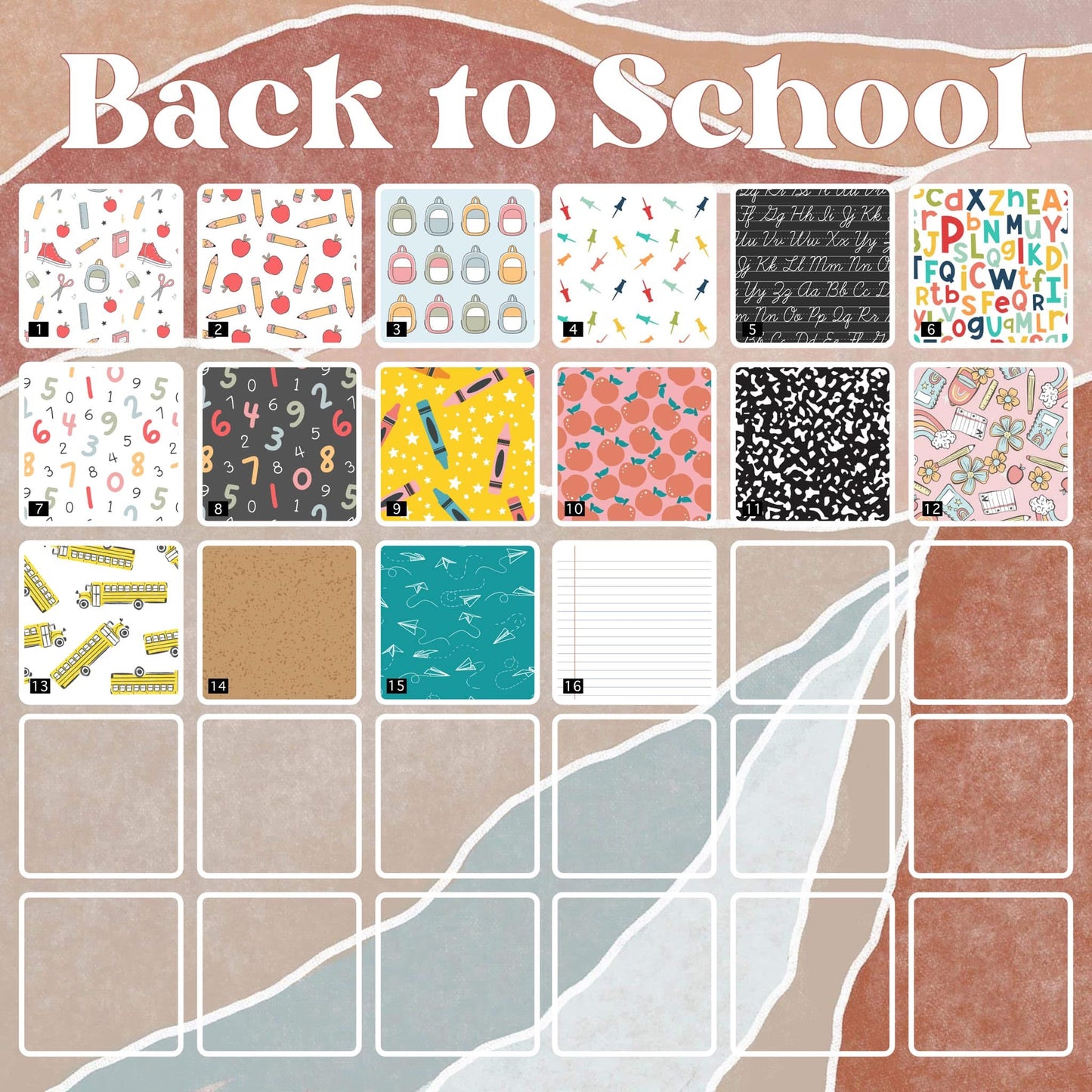 back to school custom name clip || back to school