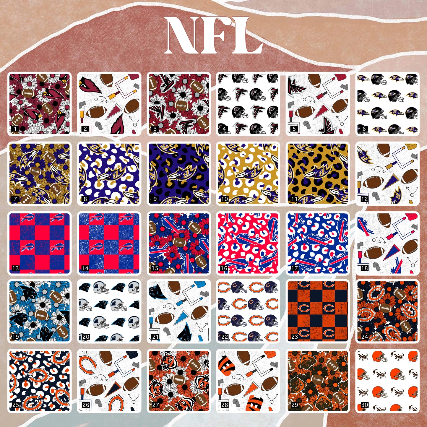 CREATE YOUR OWN NFL CLAW CLIP
