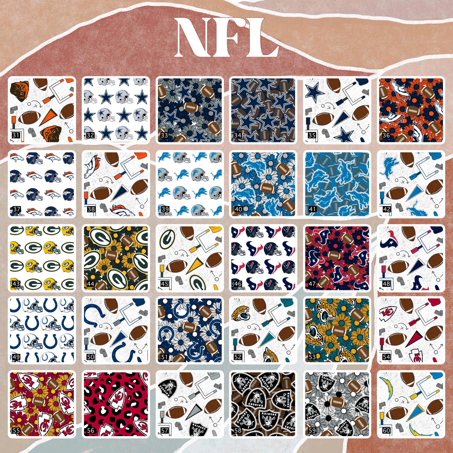 CREATE YOUR OWN NFL CLAW CLIP