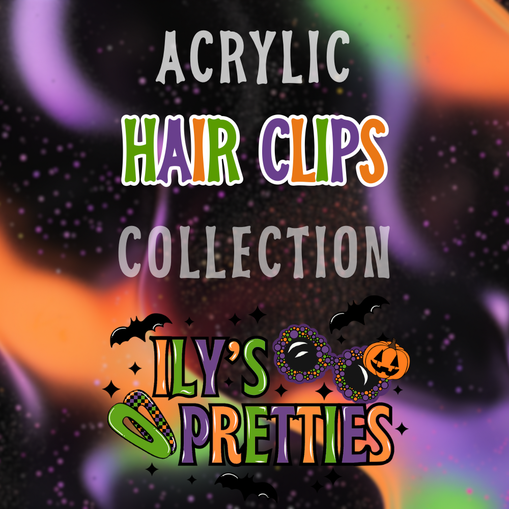 ACRYLIC HAIR CLIPS