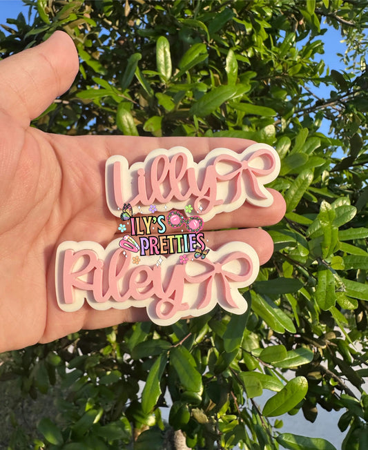 COQUETTE NAME CLIP