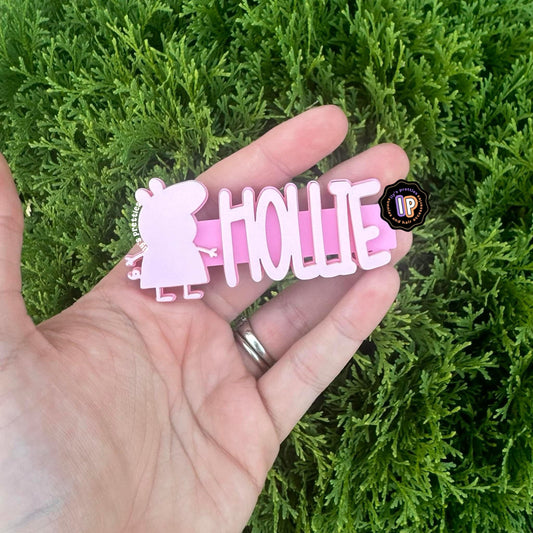 peppa name clip