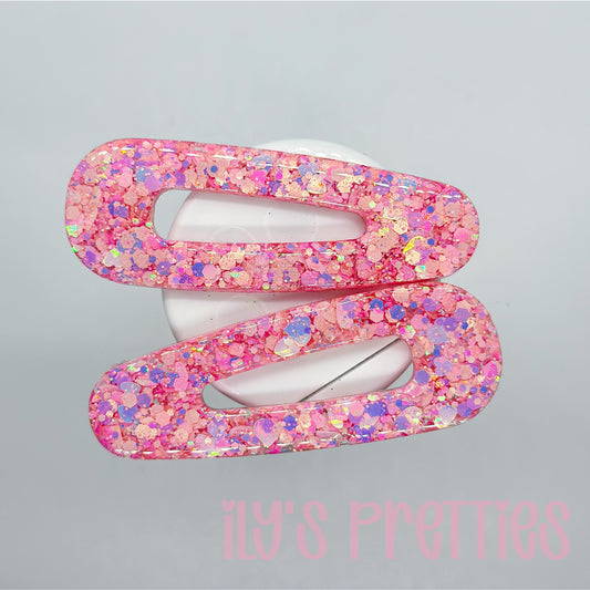 LOVEY DOVEY HEARTS • RTS BARRETTE PIGGIES