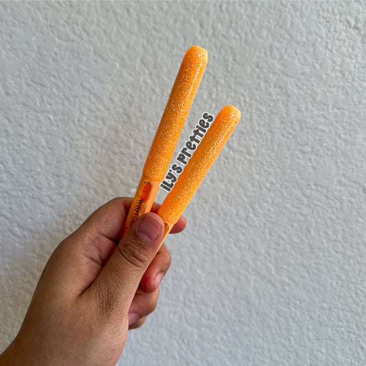 GLITTER HIGHLIGHTER — pastel orange