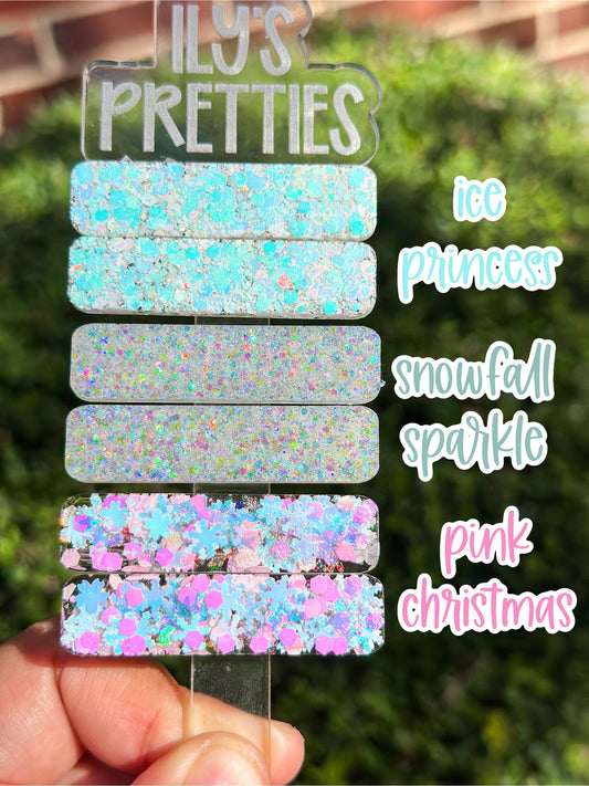 ICE PRINCESS — SNOWFALL SPARKLE — PINK XMAS