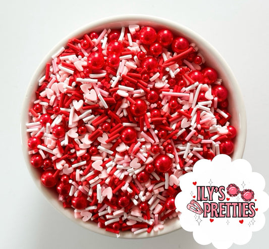 MY VALENTINE SPRINKLE MIX || RESIN CLIPS