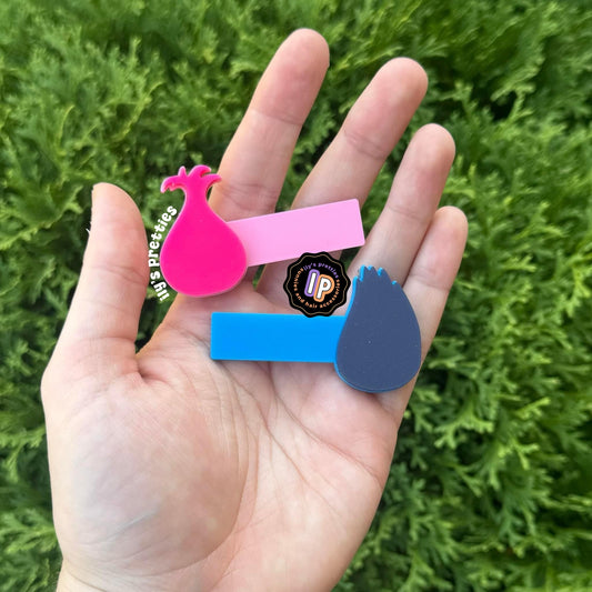 trolls hair clips