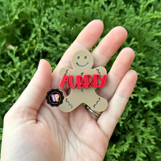 gingerbread hair clip
