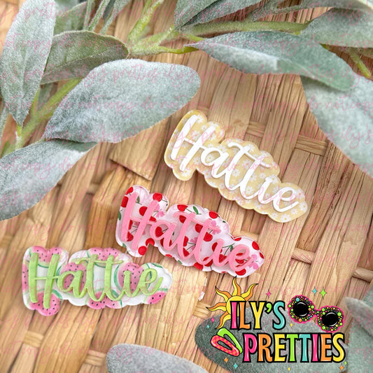 SWEET SUMMERTIME NAME CLIP