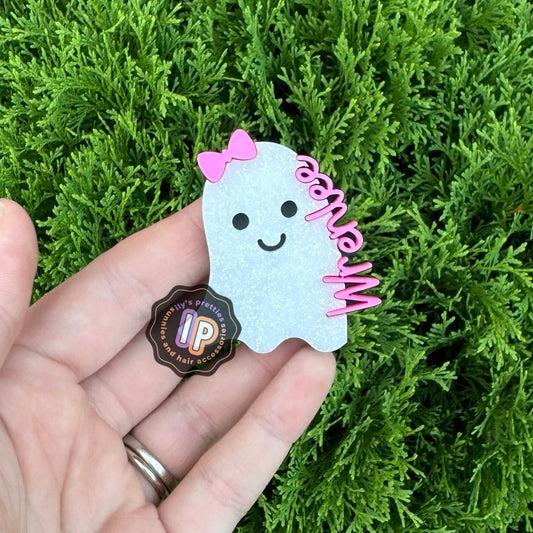 ghostie with a bow