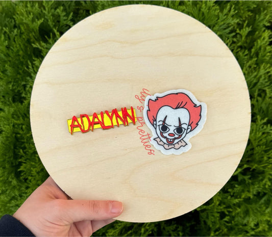 you’ll float too (acrylic name clips)