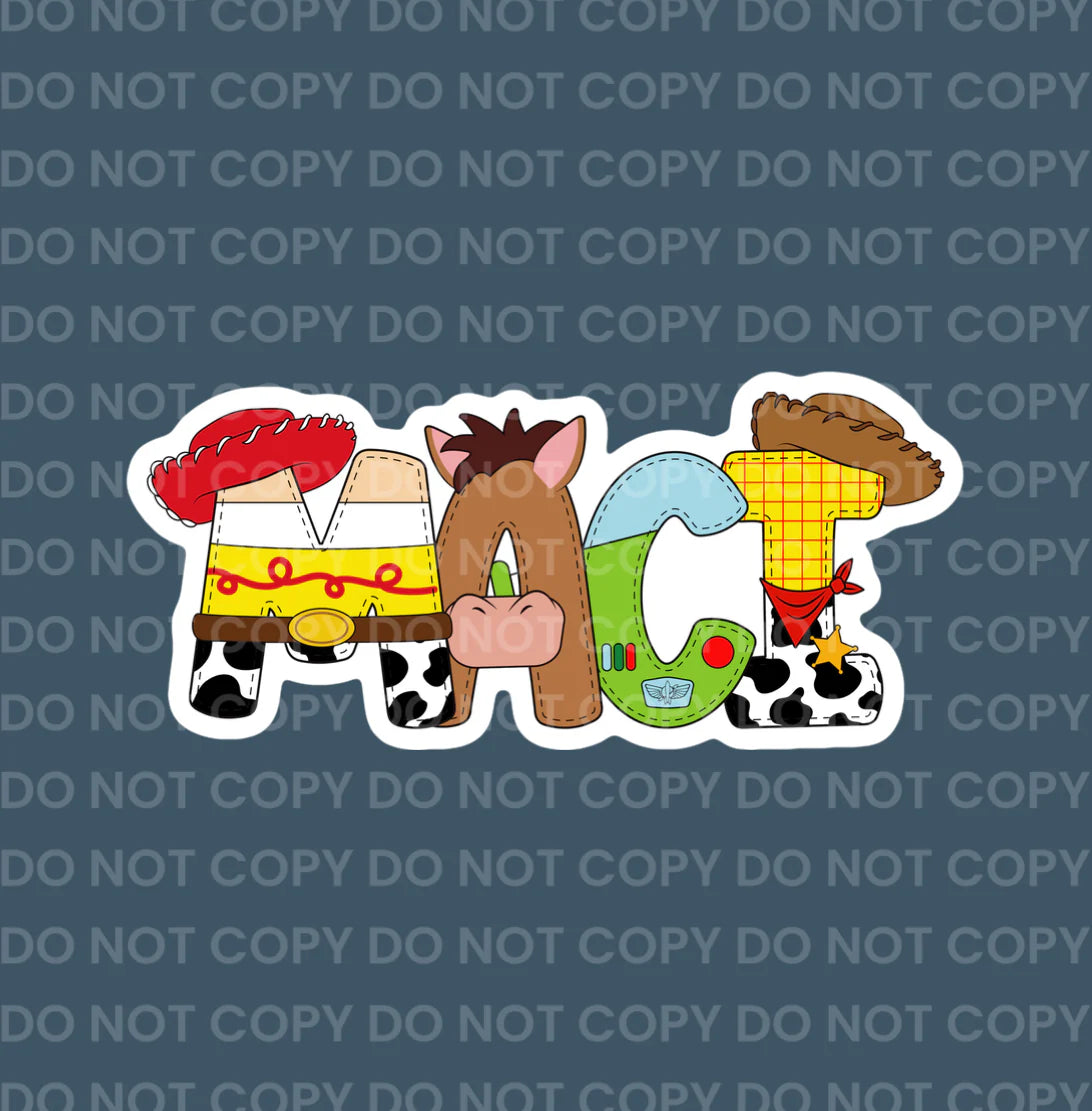 toy box name clip